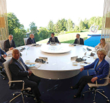 After taking Iran deal to G7 summit,  US president eyes ending Ukraine war